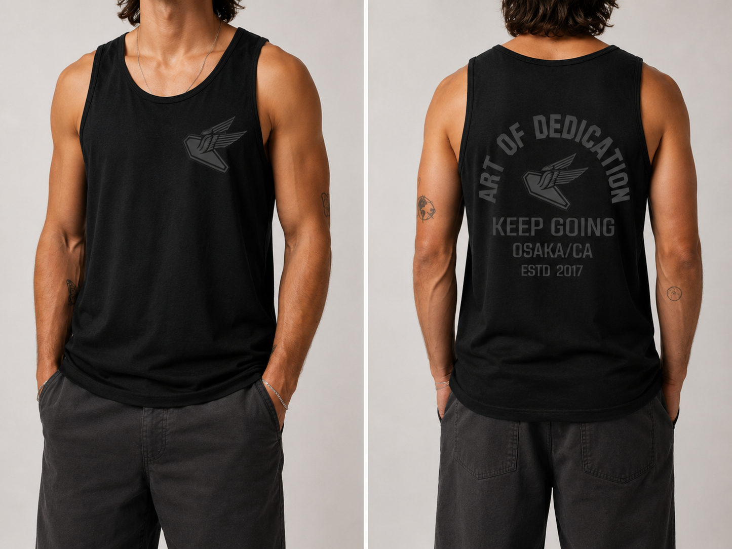 AoD KeepGoing Tank — Black