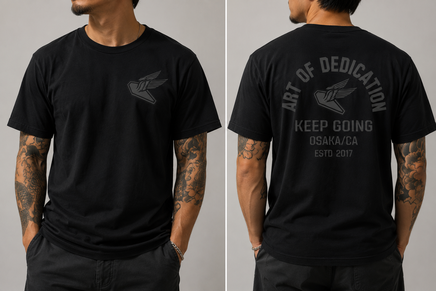 AoD KeepGoing Shirt — Black